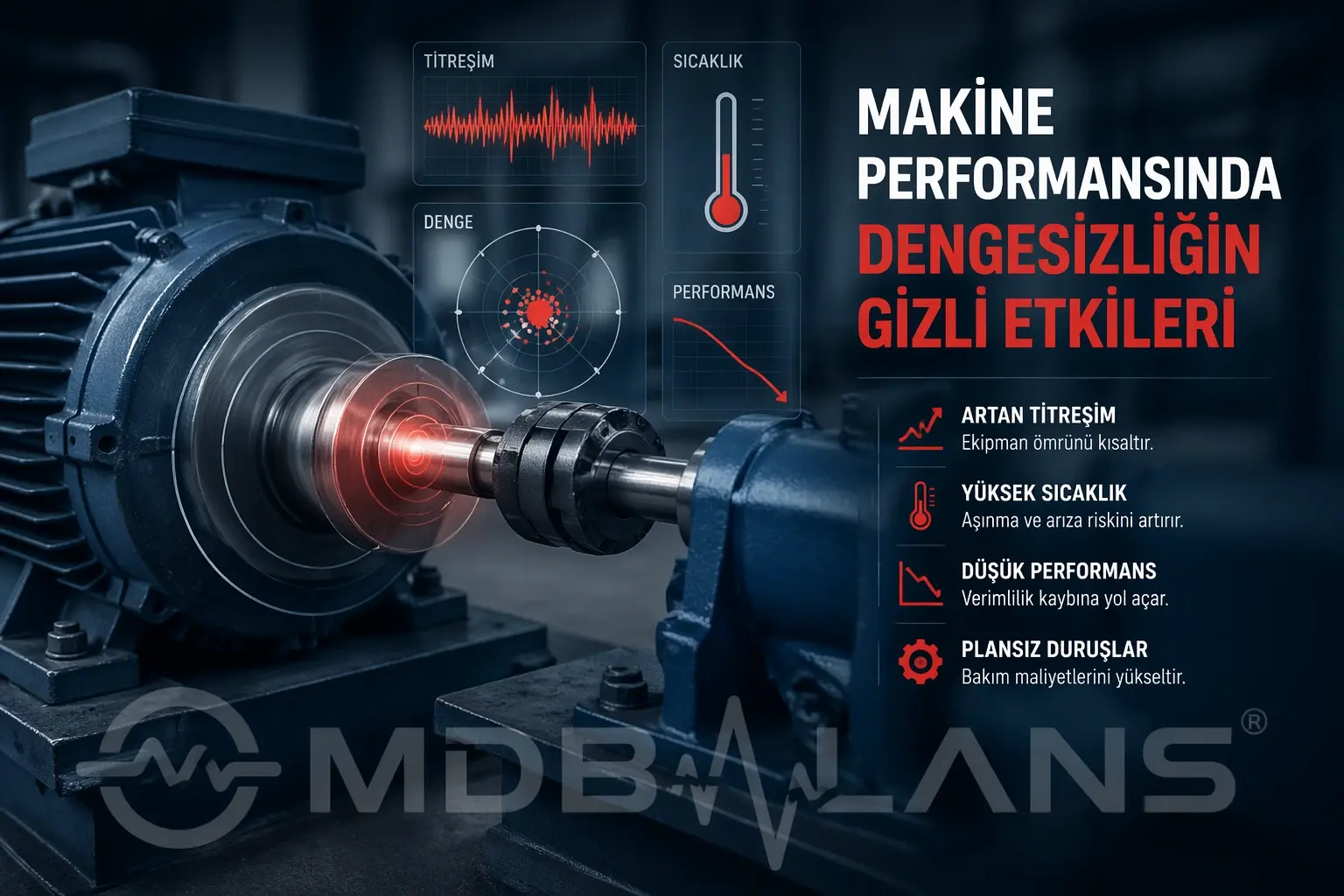 Makine performansında dengesizliğin gizli etkileri