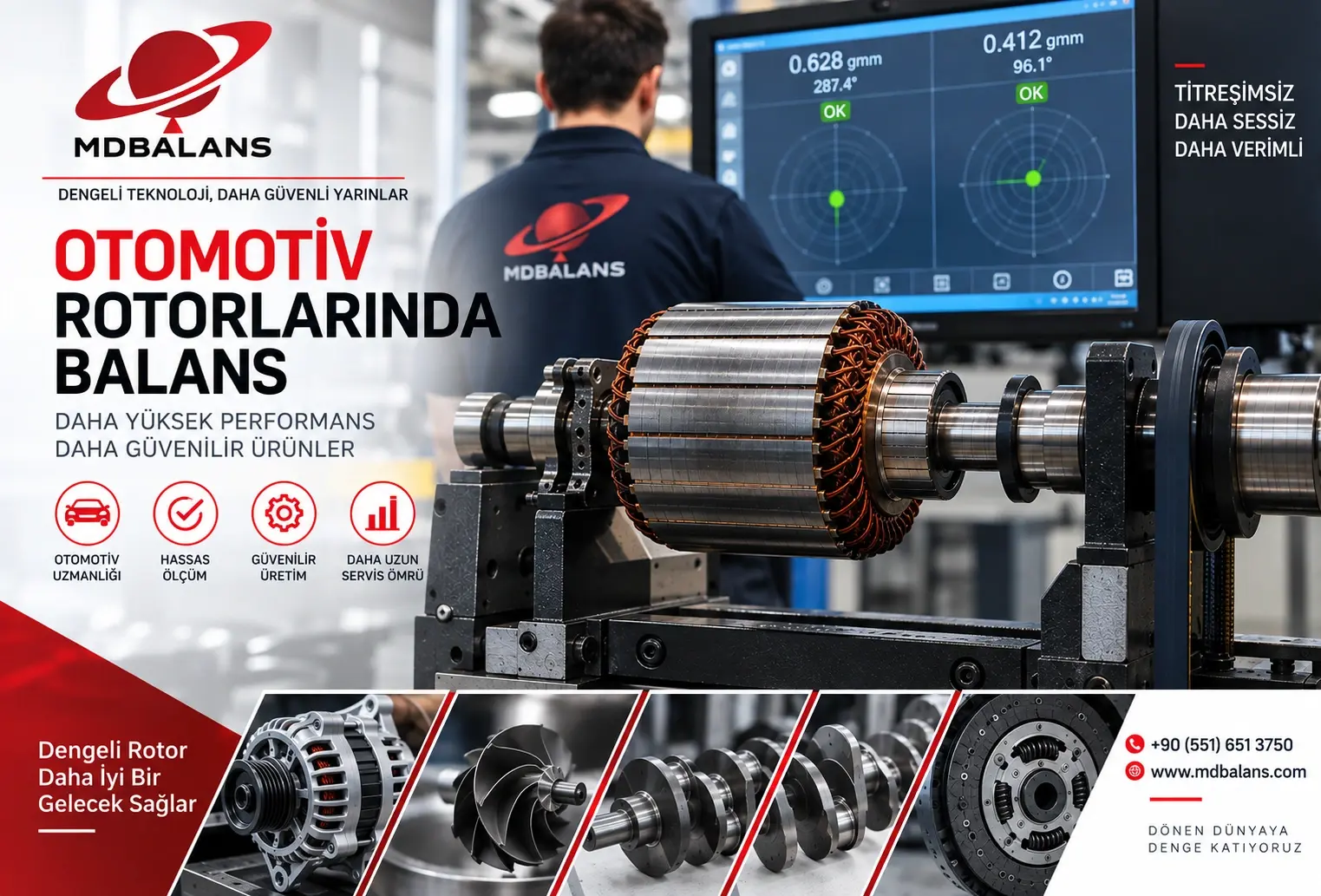 Otomotiv Rotorları İçin Balans Rehberi ve Uygulamaları