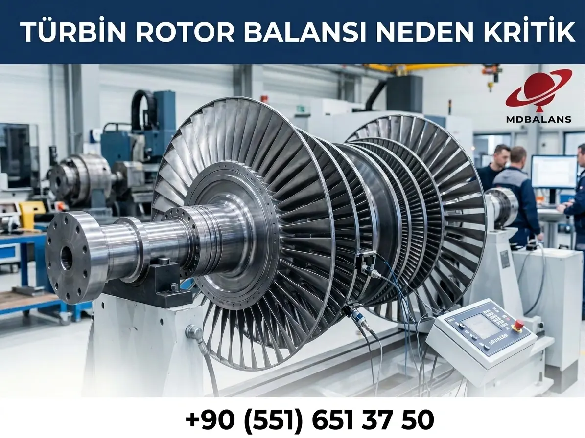 Türbin Rotor Balansı Neden Kritik